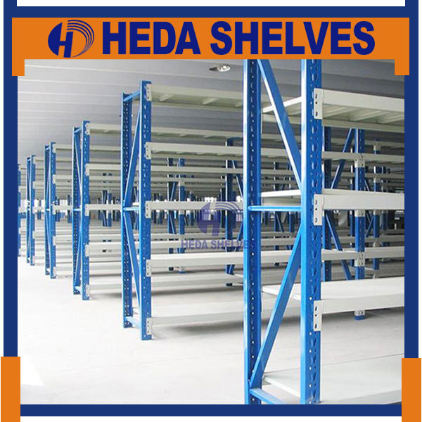 Blue & White 4 Layers Storage Rack for Warehouse