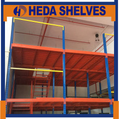 Mezzanine Platform Racking System in Warehouse