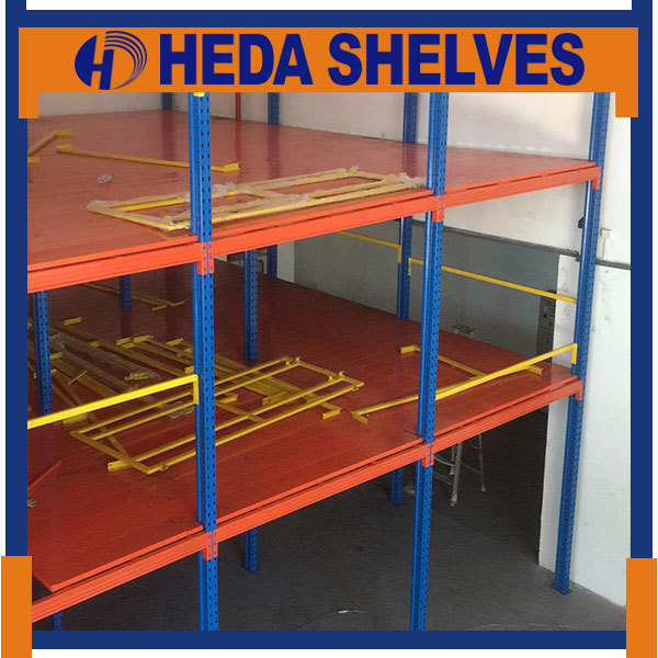 Mezzanine Platform Racking System in Warehouse