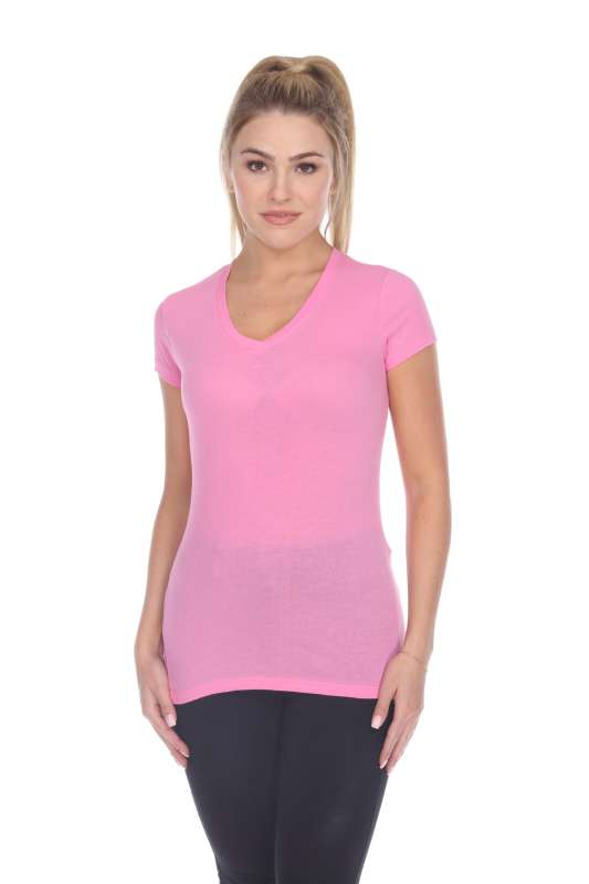 5003 Juniors Cap Sleeve "Tear Drop" V-Neck Tee