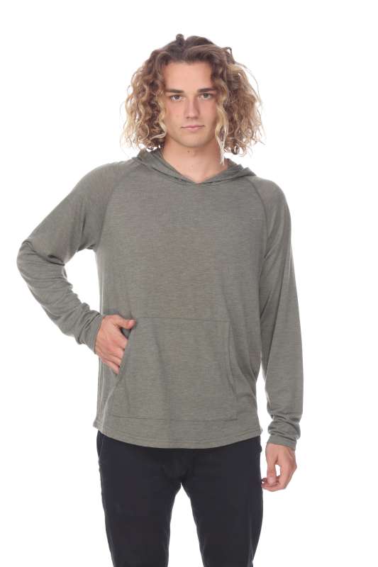 3606 Adult Unisex Pullover Hoodie with Curve Hem