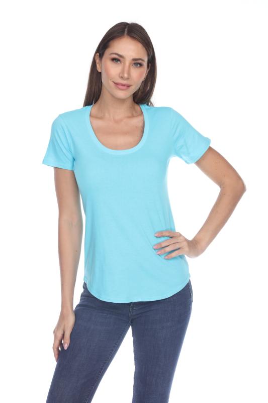 1001 Juniors Scoop Neck Tee