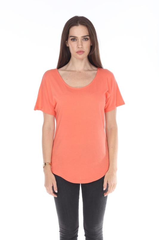 3905 Junior's Bamboo Blend Curve Hem Dolman