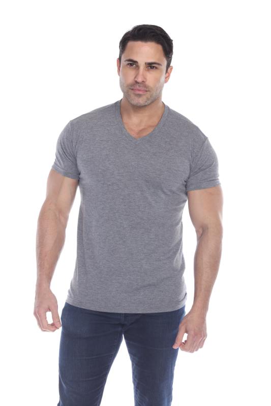 3751 Men's Tri Blend V-Neck Tee