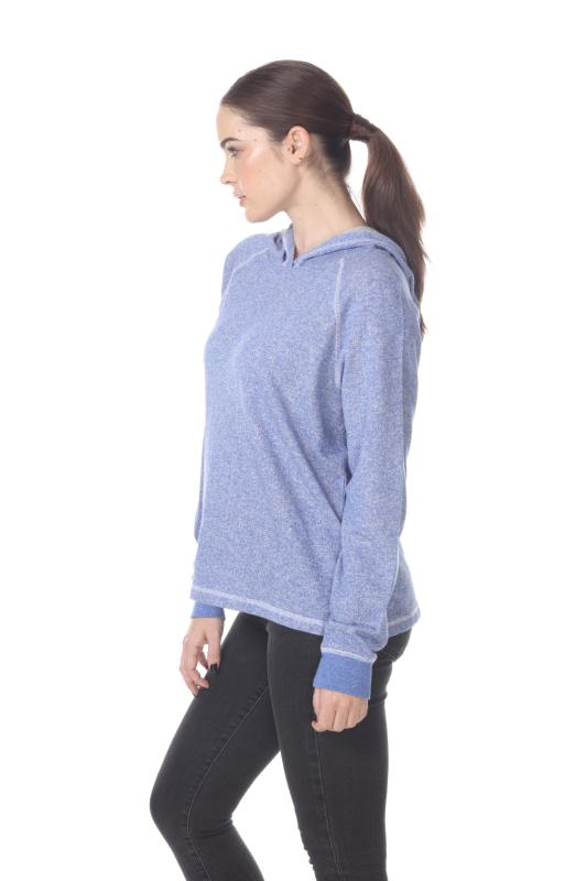 8906 Junior's French Terry Boxy Hoodie Pullover