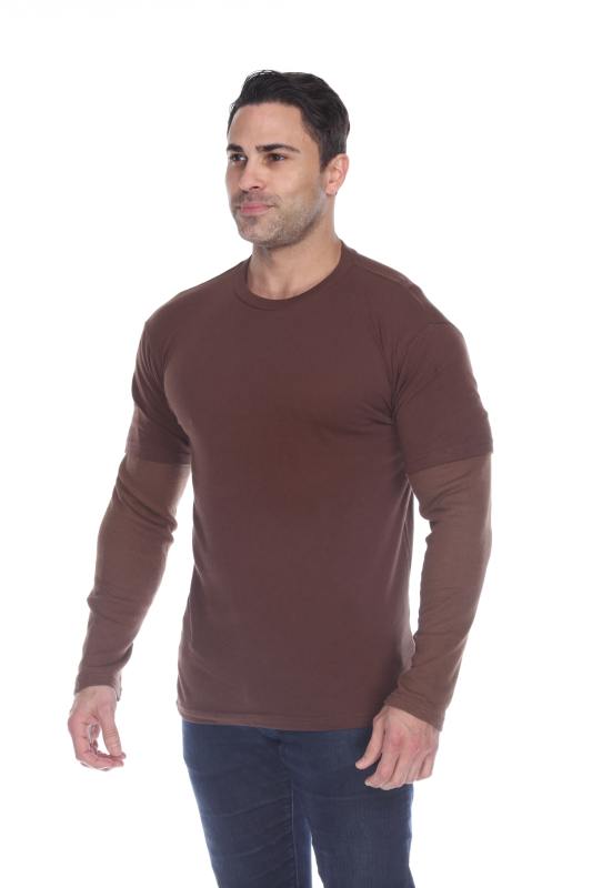 4760 Men's Thermal 2-fer Long Sleeve Jersey Tee