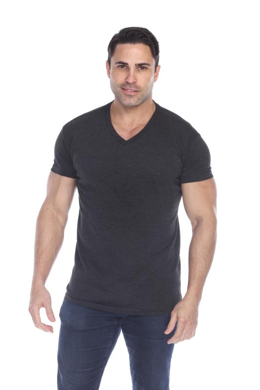 3751 Men's Tri Blend V-Neck Tee