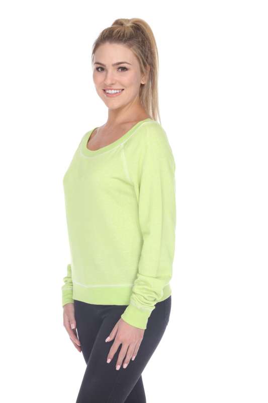 8904 Junior's French Terry Long Sleeve Pullover