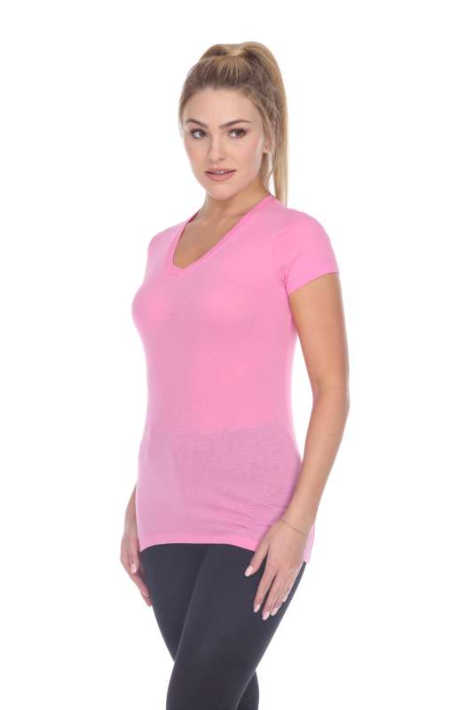 5003 Juniors Cap Sleeve "Tear Drop" V-Neck Tee