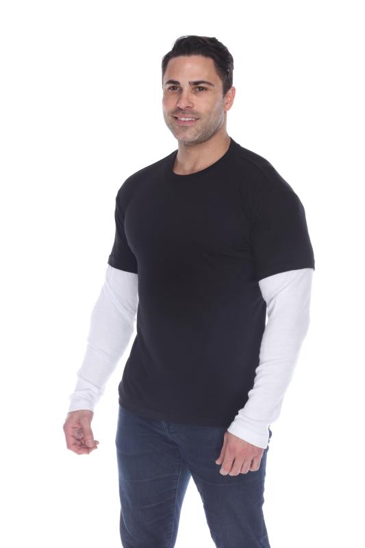 4760 Men's Thermal 2-fer Long Sleeve Jersey Tee