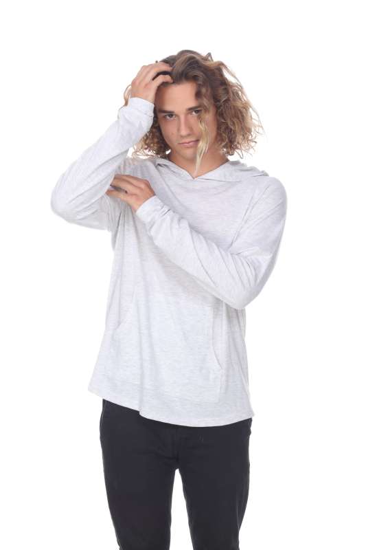 3606 Adult Unisex Pullover Hoodie with Curve Hem