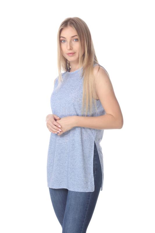 2011 Junior's Poly Linen Blend Vented Muscle Tank