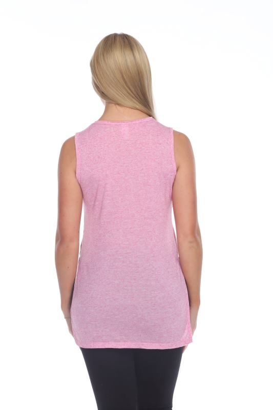 2011 Junior's Poly Linen Blend Vented Muscle Tank