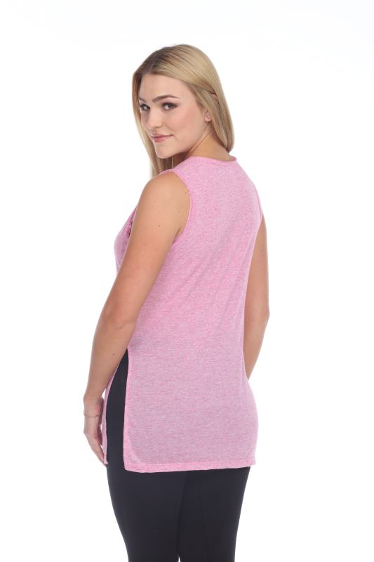 2011 Junior's Poly Linen Blend Vented Muscle Tank