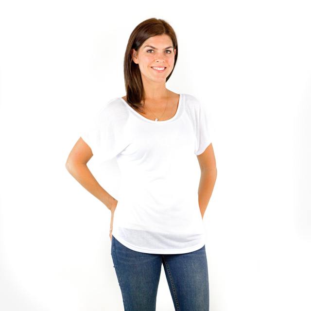 7301 Ladies Scoop Back Dolman