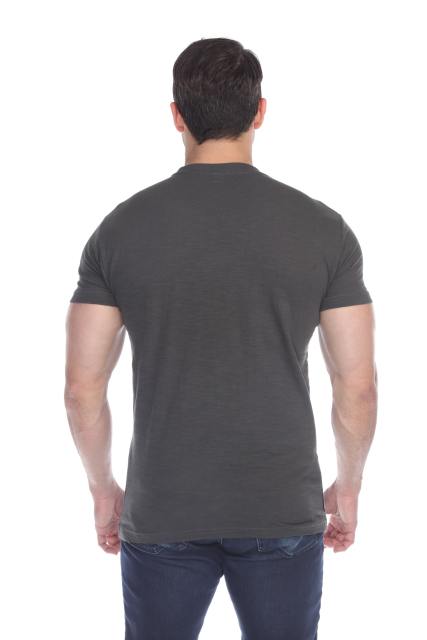 6550 Men's Short Sleeve Cotton Slub Tee