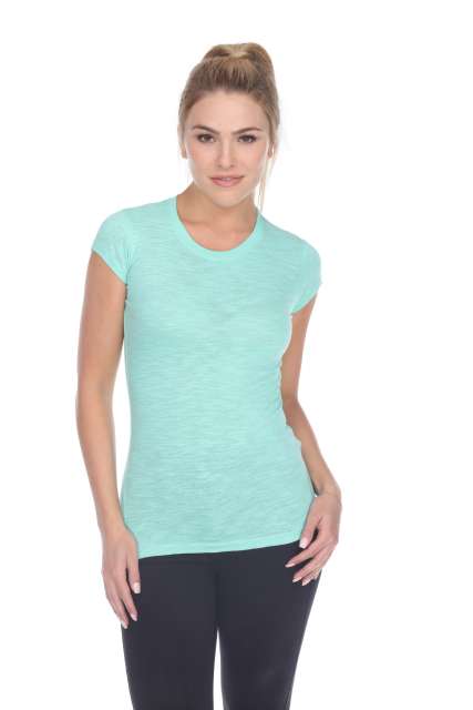6050 Juniors Cap Sleeve Cotton Slub Tee