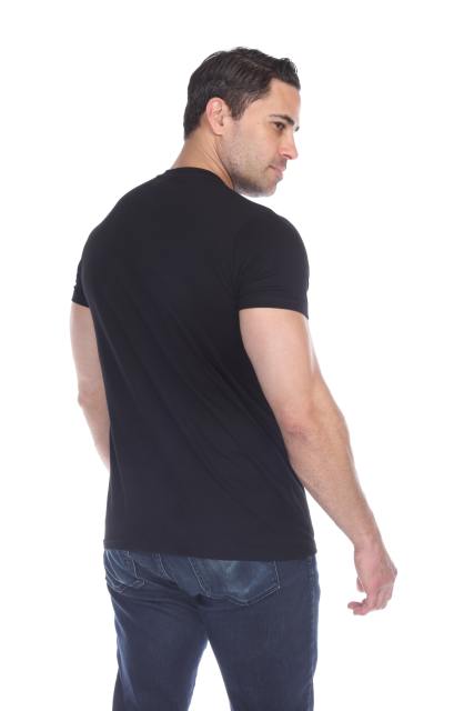 3600 Men's Short Sleeve CVC Blended Crew Neck Tee