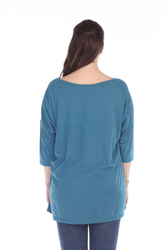 3205 Junior's Tri Blend Hi-Lo Tunic