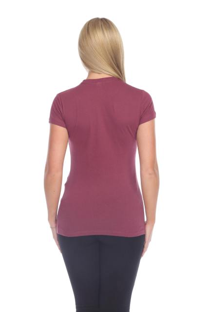1000 Junior's Luxury Cap Sleeve Crew Neck Tee