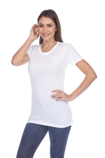 3900 Junior's Bamboo Blend Short Sleeve Crew Neck Tee