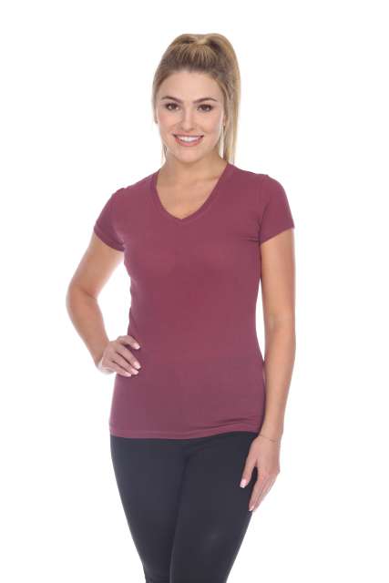 5003 Juniors Cap Sleeve "Tear Drop" V-Neck Tee