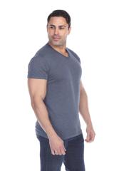 3751 Men's Tri Blend V-Neck Tee
