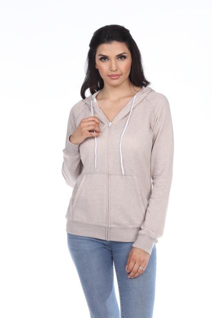 7892 Ladies French Terry Long Sleeve Zip Hoodie