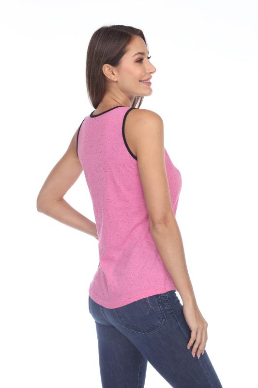1207 Junior's Curve Hem Nub Ringer Tank
