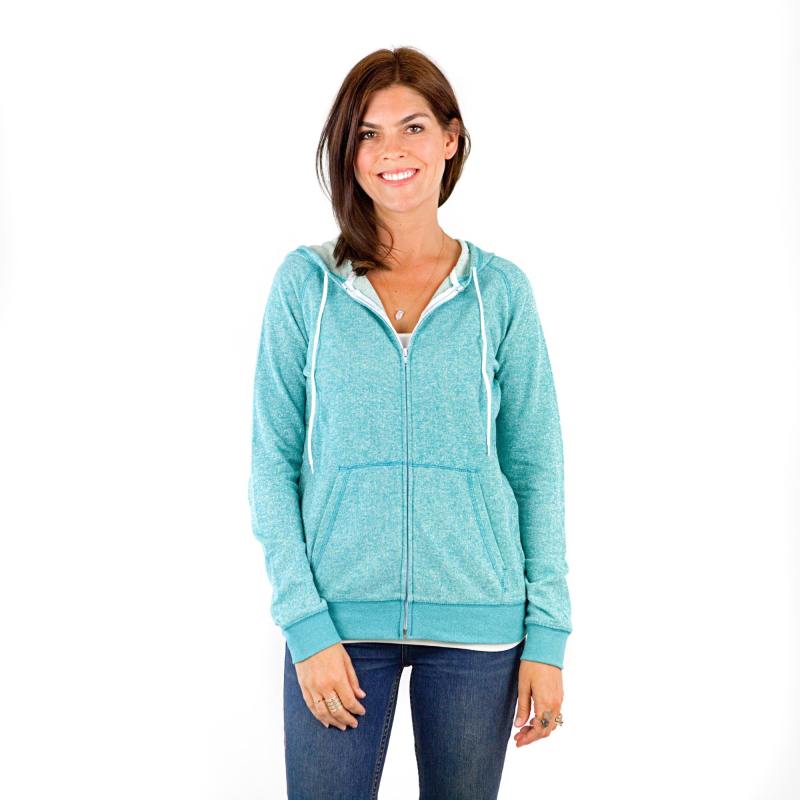 7892 Ladies French Terry Long Sleeve Zip Hoodie