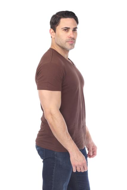 4601 Men's Slim FIt Short Sleeve V-Neck Tee