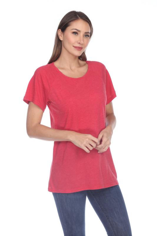 3207 Junior's Tri-blend Essential Hi-Lo Pocket Tee