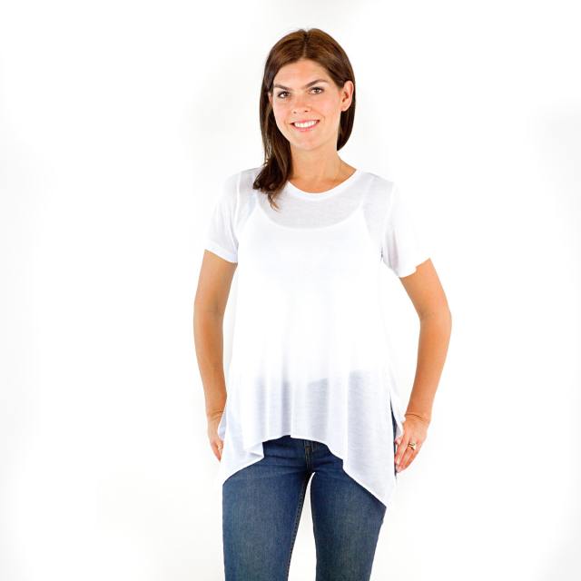 7300 Ladies Short Sleeve Sharkbite Tee