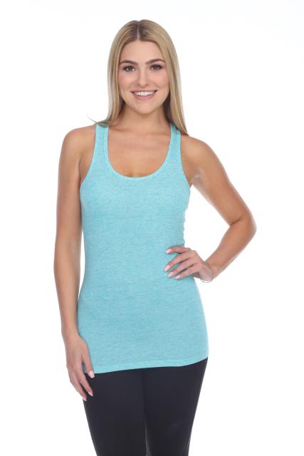 2004 Junior's Poly Linen Blend Racerback Tank