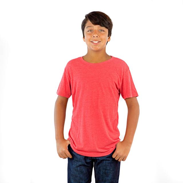 9003 Youth Short Sleeve Tri Blend Crewneck Tee