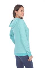 8902 Juniors French Terry Long Sleeve Zip Hoodie