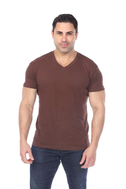 4601 Men's Slim FIt Short Sleeve V-Neck Tee