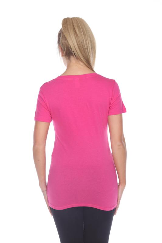 3903 Junior's Bamboo Blend Short Sleeve Deep V Neck Tee