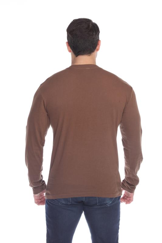 4701 Men's Slim Fit Long Sleeve V-Neck Tee