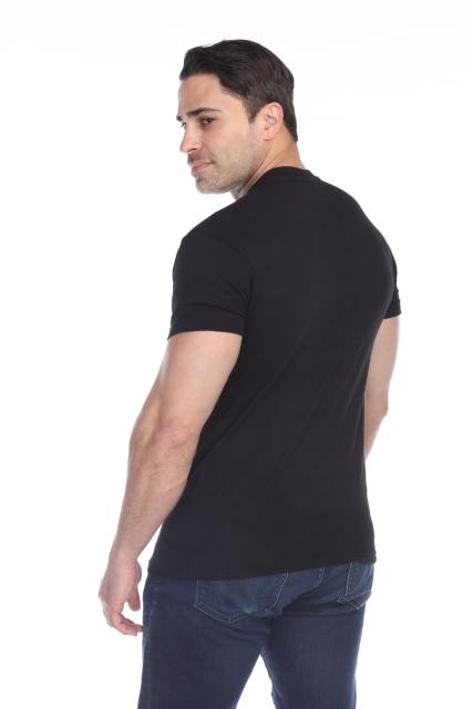 6550 Men's Short Sleeve Cotton Slub Tee