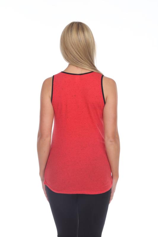 1207 Junior's Curve Hem Nub Ringer Tank