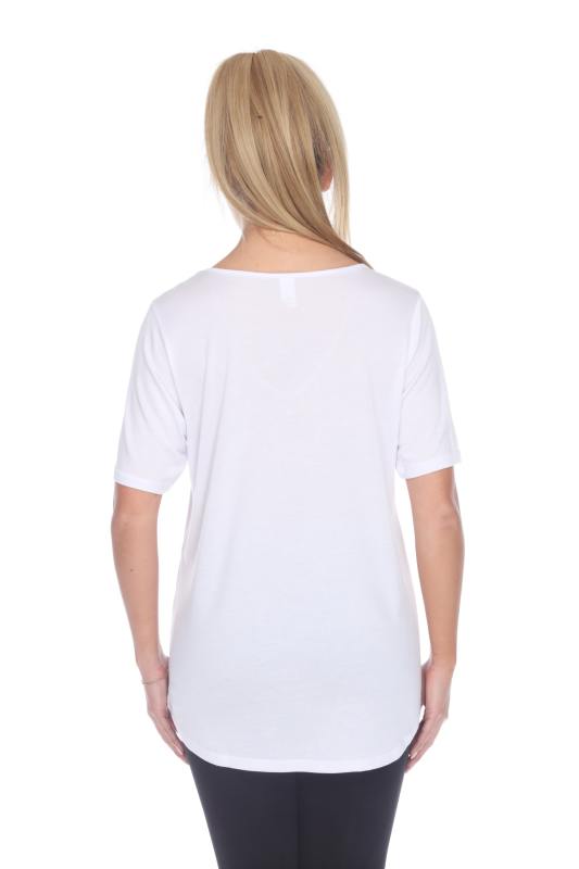 3303 Junior's Relaxed Modal V-Neck Tee