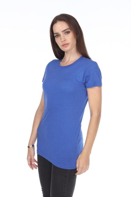 3900 Junior's Bamboo Blend Short Sleeve Crew Neck Tee