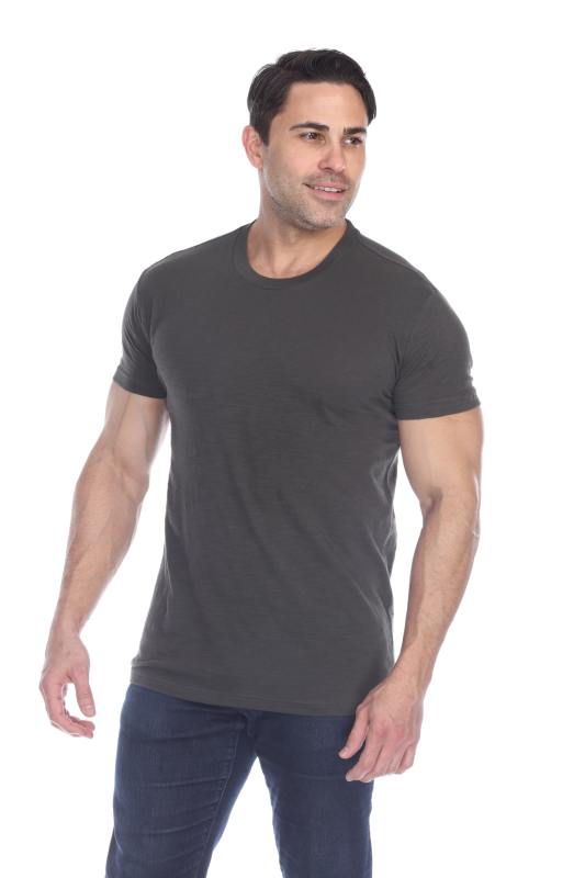 6550 Men's Short Sleeve Cotton Slub Tee