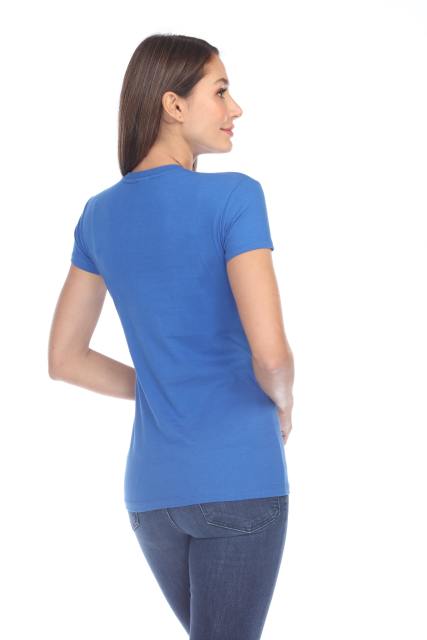 1000 Junior's Luxury Cap Sleeve Crew Neck Tee