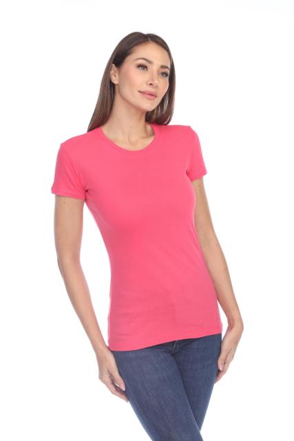 1000 Junior's Luxury Cap Sleeve Crew Neck Tee
