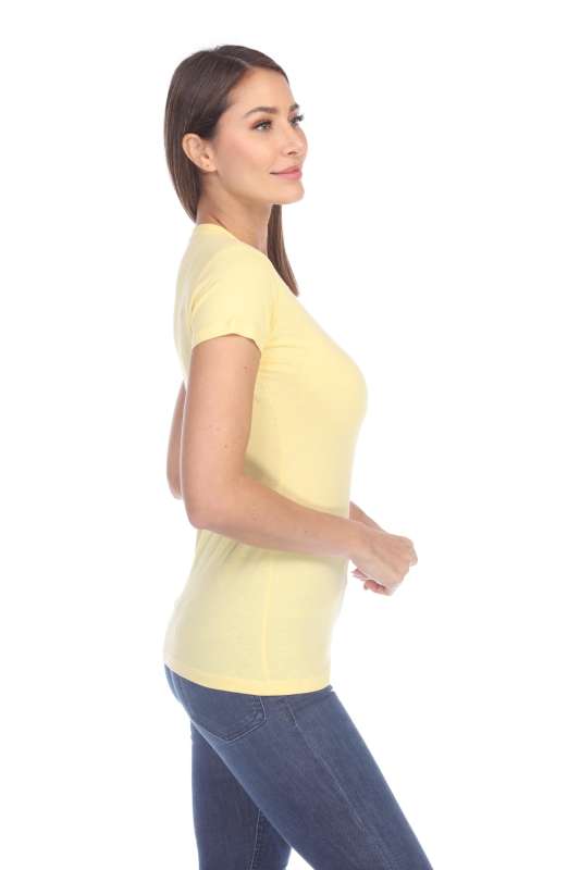 1000 Junior's Luxury Cap Sleeve Crew Neck Tee