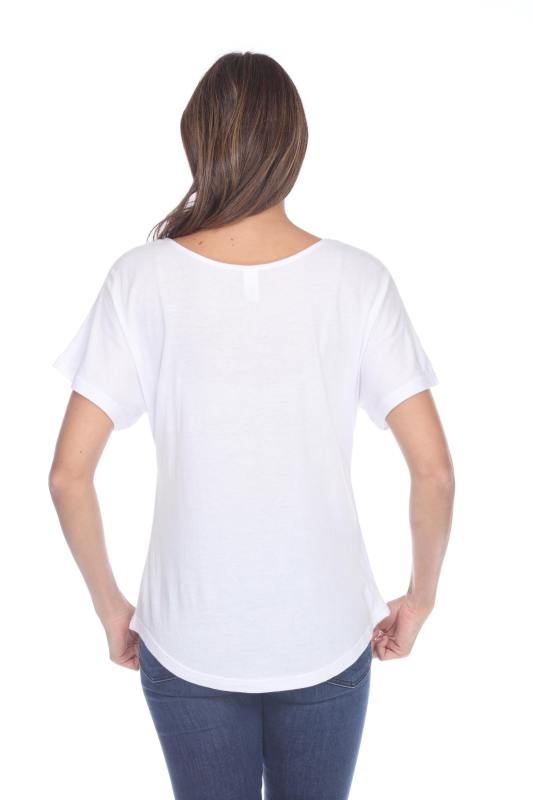 3905 Junior's Bamboo Blend Curve Hem Dolman