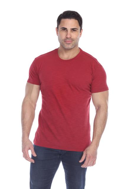 6550 Men's Short Sleeve Cotton Slub Tee
