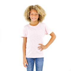 9002 Youth Cotton Slub Short Sleeve Crewneck Tee